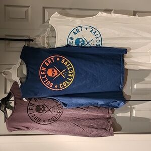 3 Sullen Art 3X t's/ tank tops sleeveless